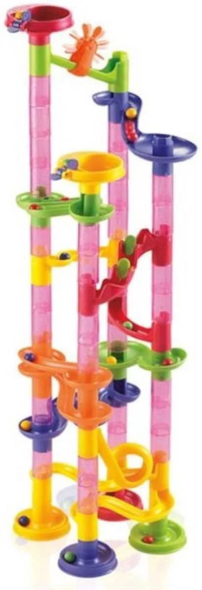 Toys Amsterdam Knikkerbaan Marble Racing Deluxe - 80-delig Multicolor