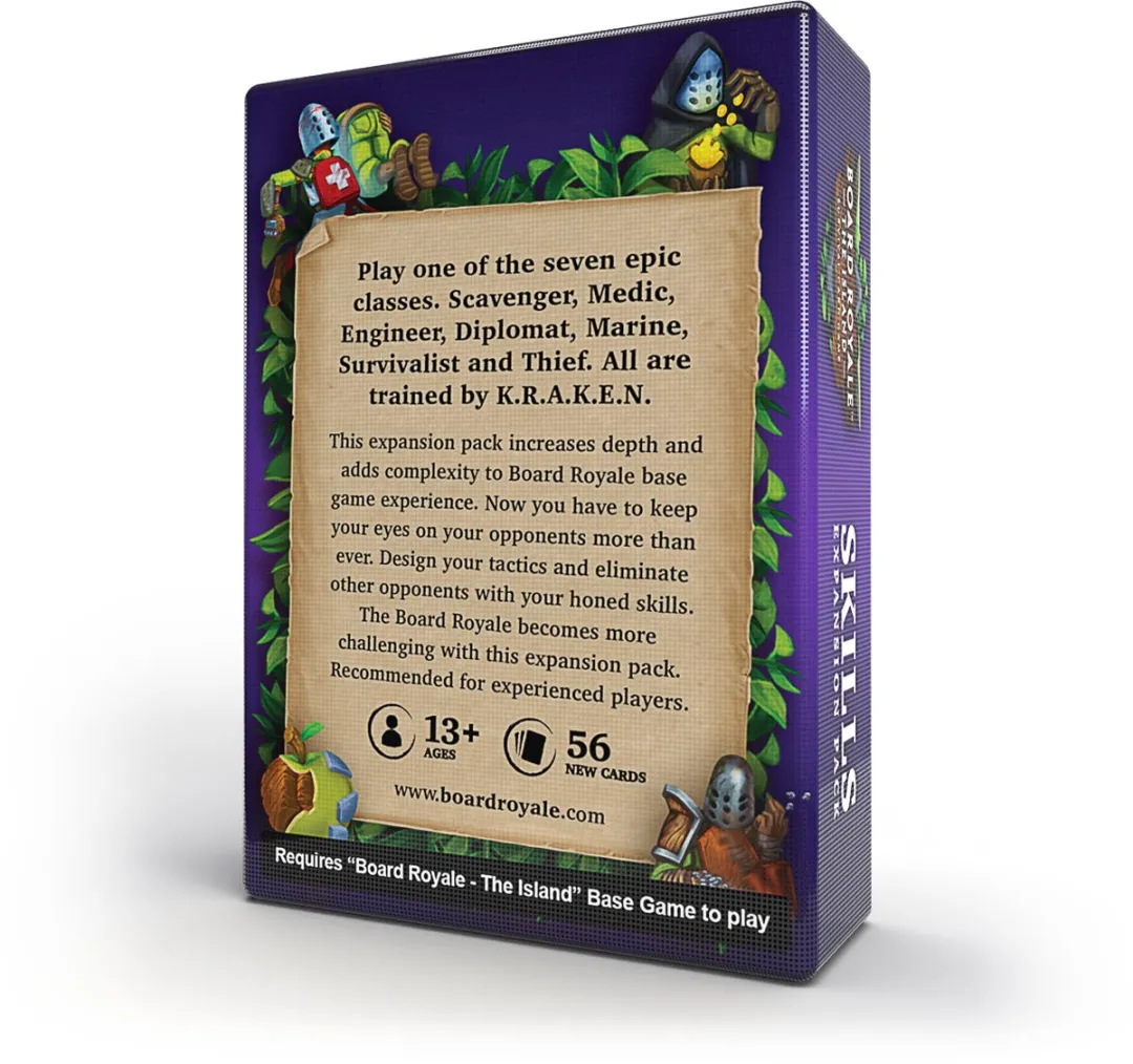 Board Royale: The Island Skills Expansion - Uitbreiding - Engelstalig