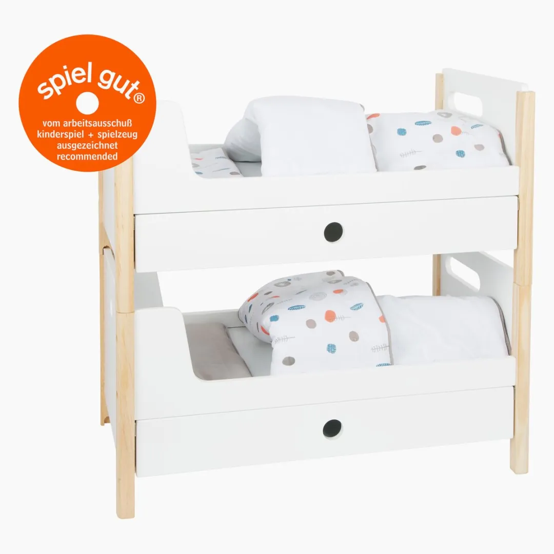 Small Foot Little Button Houten Poppenhoogslaper - Wit