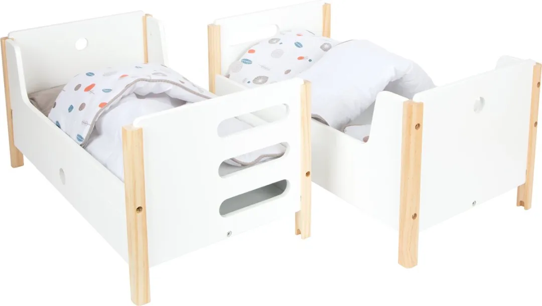 Small Foot Little Button Houten Poppenhoogslaper - Wit - afbeelding 6 van 6