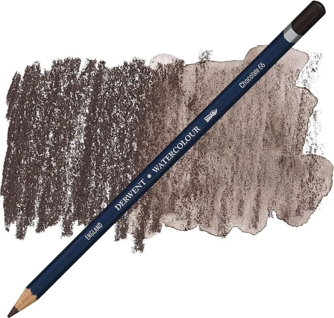 Derwent Watercolour Potlood Chocolate 66