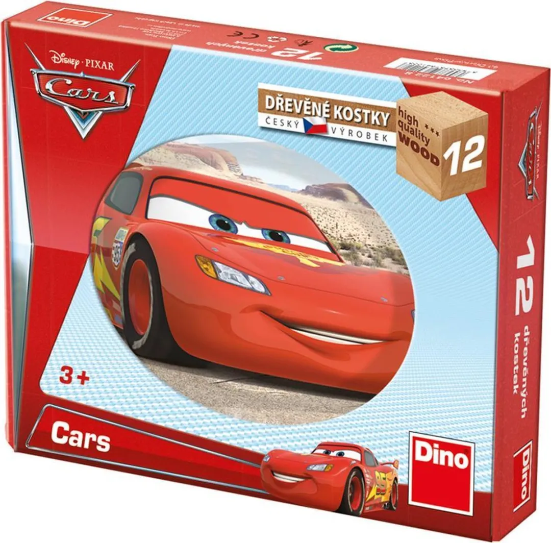 Dino Toys Houten Blokken Puzzle Cars