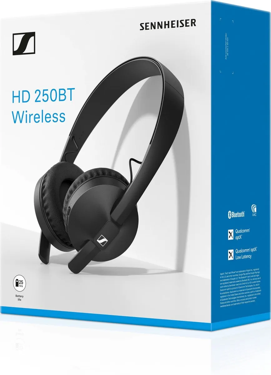 Sennheiser HD 250BT - Koptelefoon - Zwart