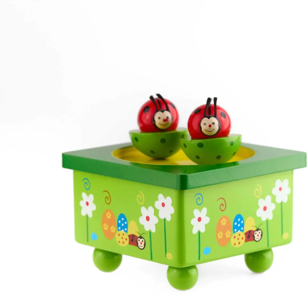 Muziekdoosje Lente Lieveheersbeestjes - Muziekdoos