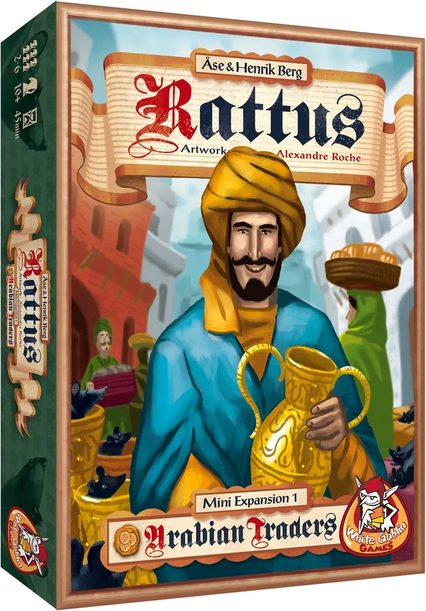 White Goblin Games Rattus Mini Expansion 1 Arabian Traders WGG1322