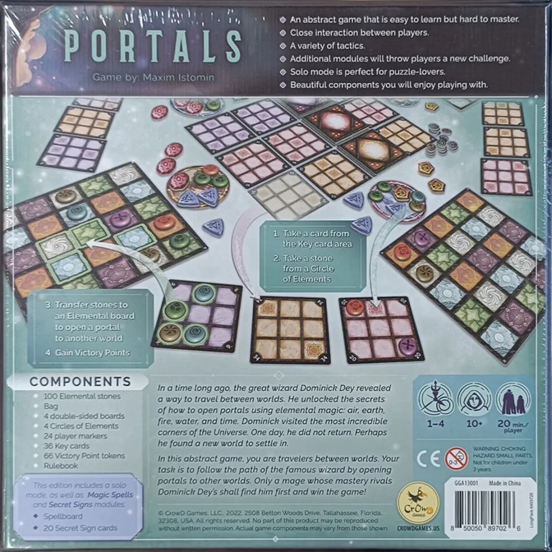 Crowd Games Portals Bordspel GGA13001 - 1-4 Spelers