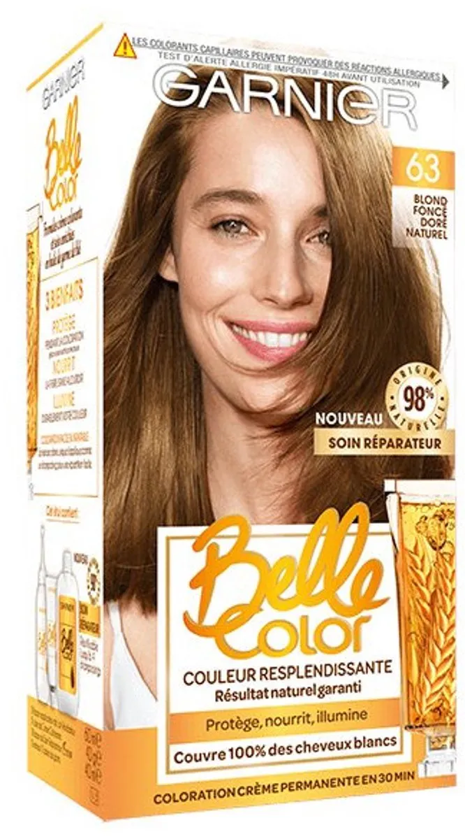 Garnier Belle Color Haarkleuring 63 Blond Foncé Doré Naturel 100ml