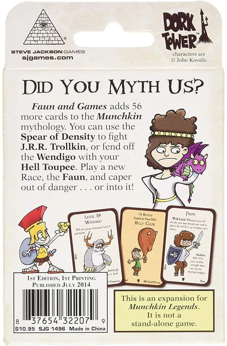Steve Jackson Games Munchkin Legends 2 Faun and Games - 3-6 Spelers