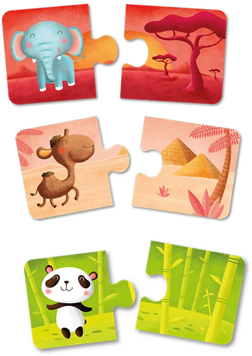 Eurekakids Dierenpuzzel Mint - 28 Stukjes