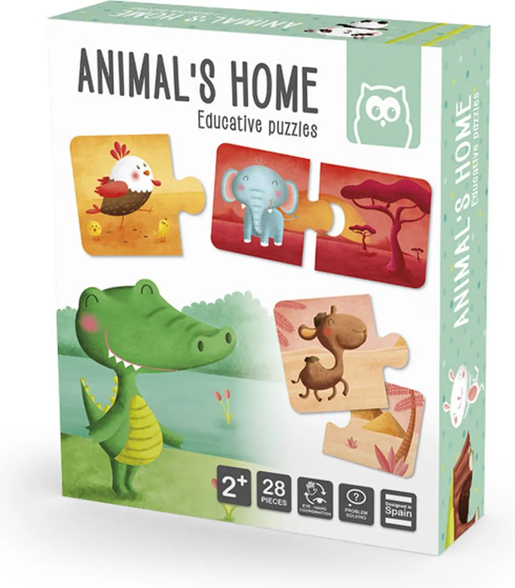 Eurekakids Dierenpuzzel Mint