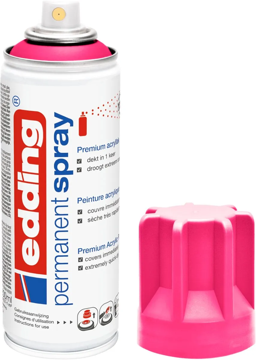 edding 5200 Spuitverf Neon Roze 200ml