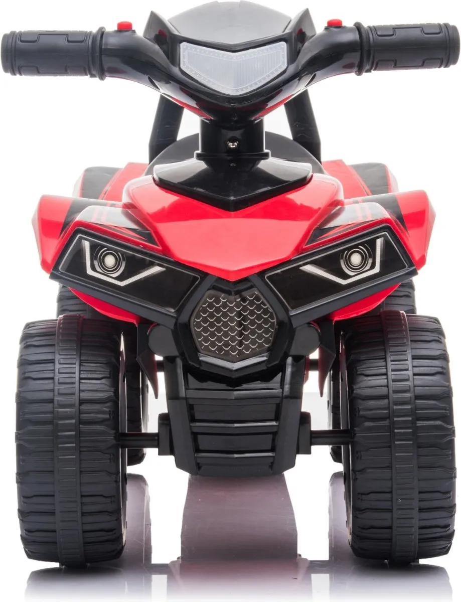Eco Toys Goodyear Quad Loopauto - Rood - Met LED, muziek & opbergruimte