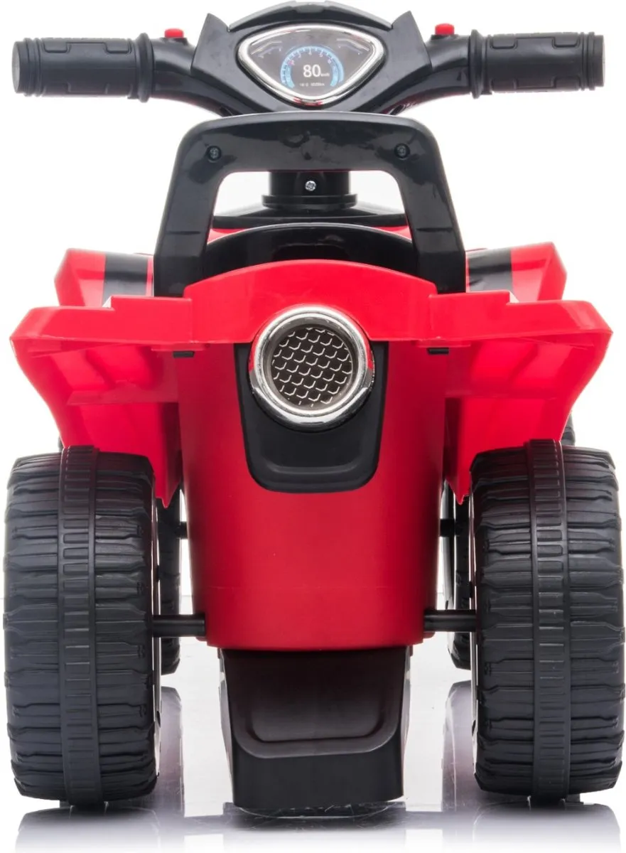 Eco Toys Goodyear Quad Loopauto - Rood - Met LED, muziek & opbergruimte