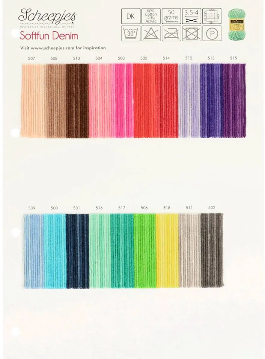 Scheepjes Softfun Denim 50g