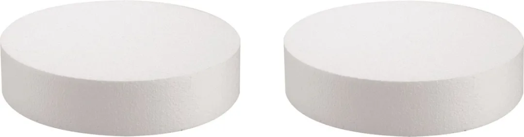 Glorex Hobby Piepschuim Schijf 30x7cm Wit