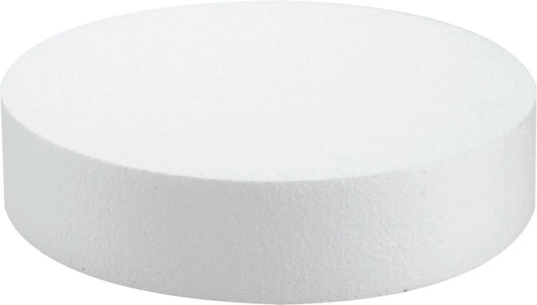 Glorex Hobby Piepschuim Schijf 30x7cm Wit