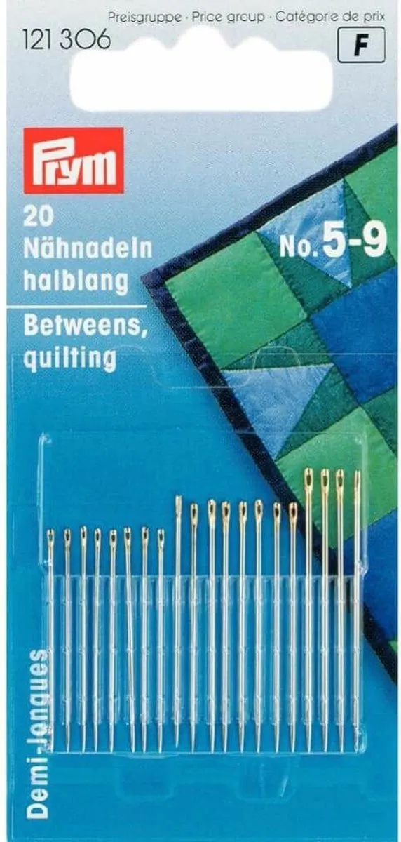 Prym Quilt Naalden Half-Lang Nr.5-9