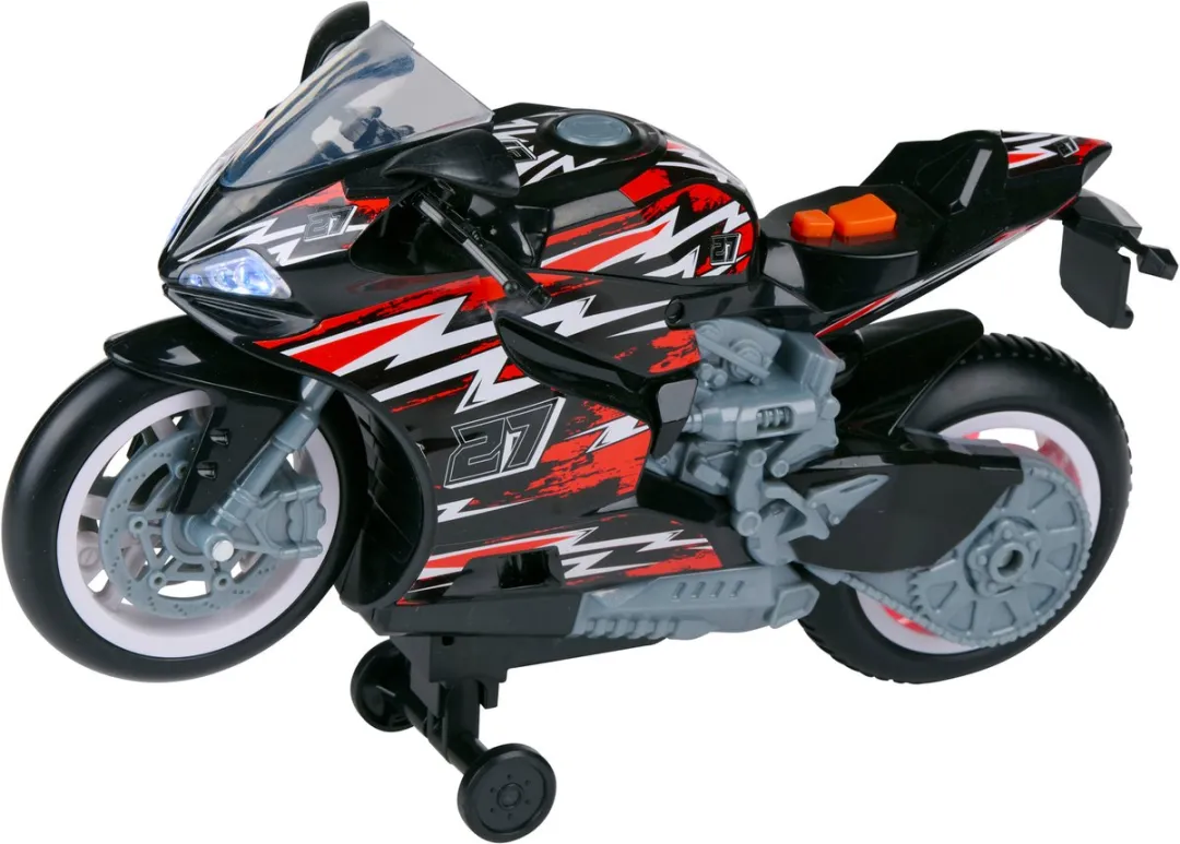 Eddy Toys Wheelie Motor Speelgoed - Rood of Groen