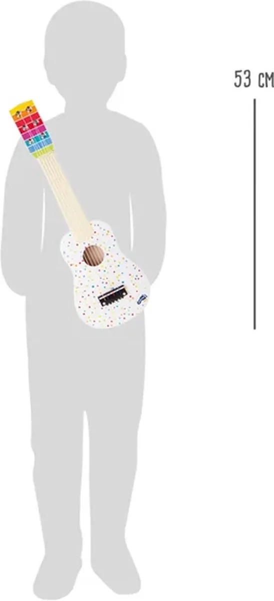 Small Foot Houten Gitaar 53cm - Wit