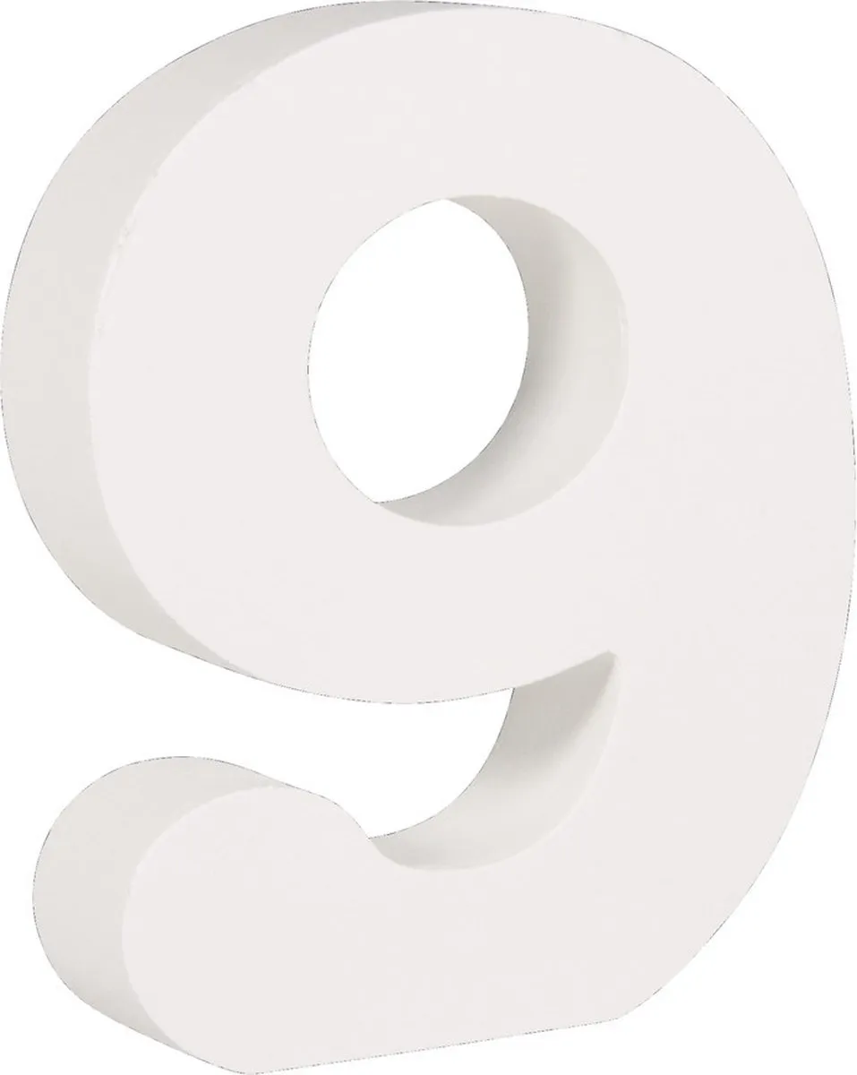 Rayher Houten Cijfer 9