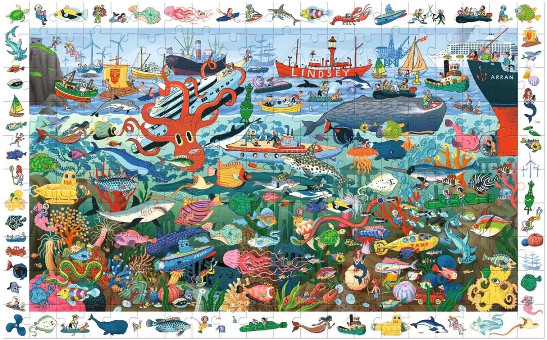 Djeco Geheimen van de Zee Puzzel - 200 Stukjes