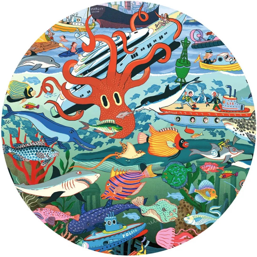 Djeco Geheimen van de Zee Puzzel - 200 Stukjes