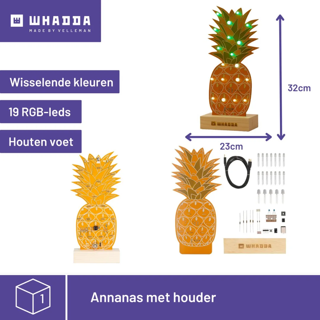 Whadda XL Soldeerkit WSXL106/107 - Educatief STEM-bouwpakket - Mutli - afbeelding 4 van 6