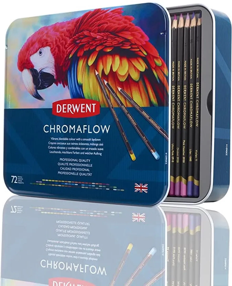 Derwent Chromaflow Kleurpotloden Set 72 Stuks
