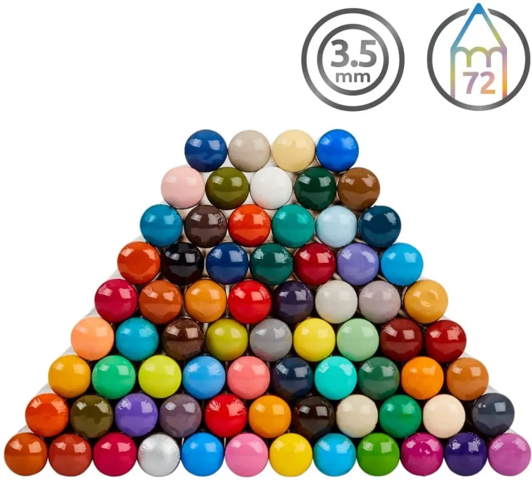 Derwent Chromaflow Kleurpotloden Set 72 Stuks - Assorti