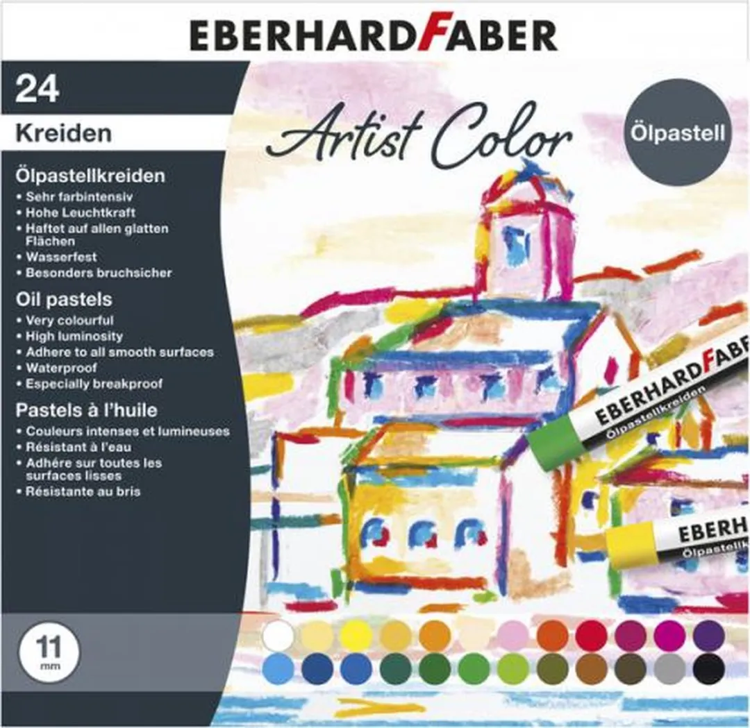 Eberhard Faber Artist Color Oliepastelkrijt 24 Stuks - EF-522036