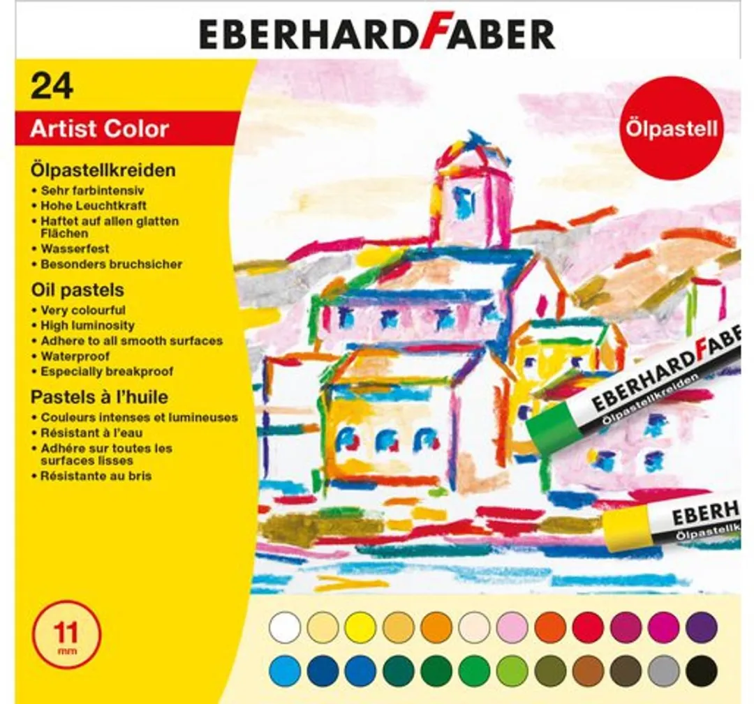 Eberhard Faber Artist Color Oliepastelkrijt 24 Stuks