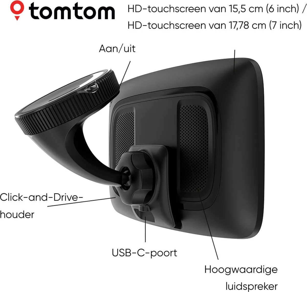 TomTom GO Expert 6 PLUS - Vrachtwagennavigatie - Wereld