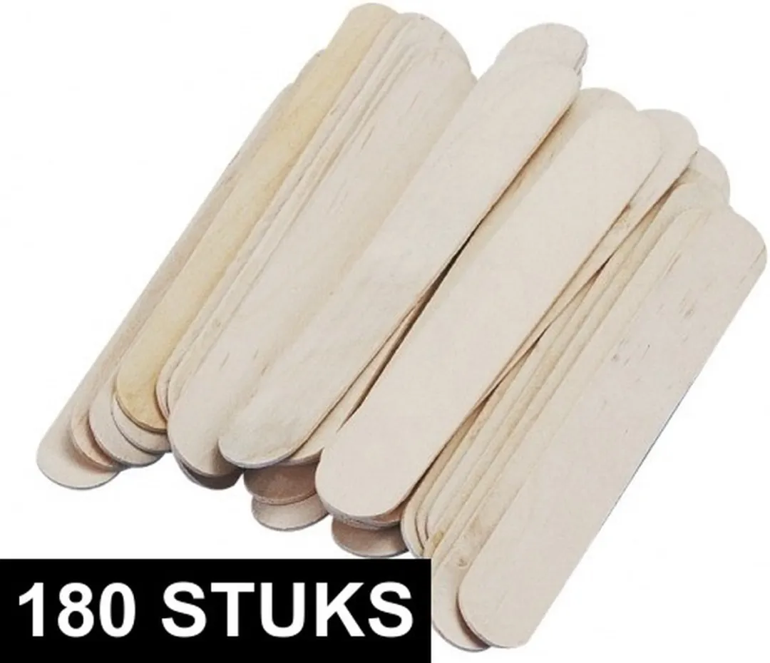 Rayher Beige Knutselstokjes 180 Stuks - 15x2cm