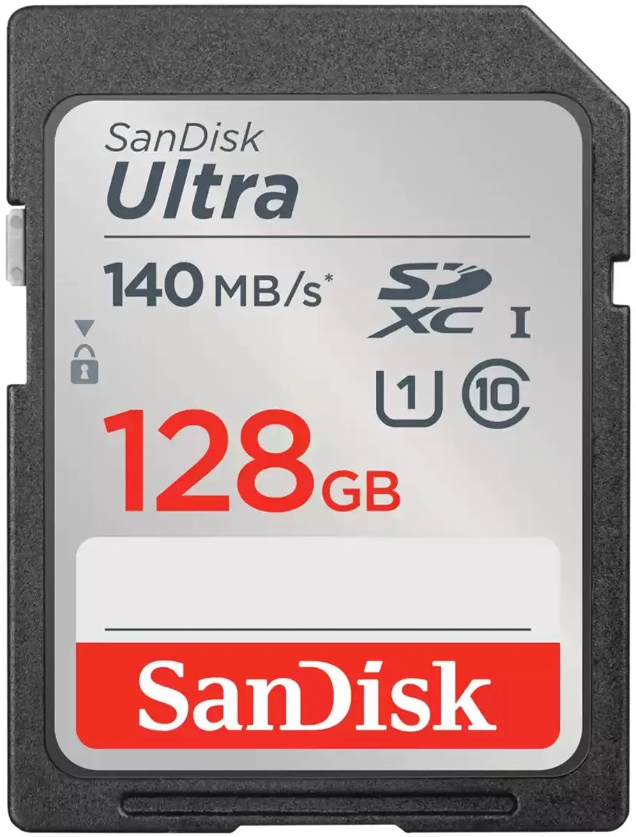 SanDisk Ultra SDXC Geheugenkaart 128GB - SDSDUNB-128G-GN6IN
