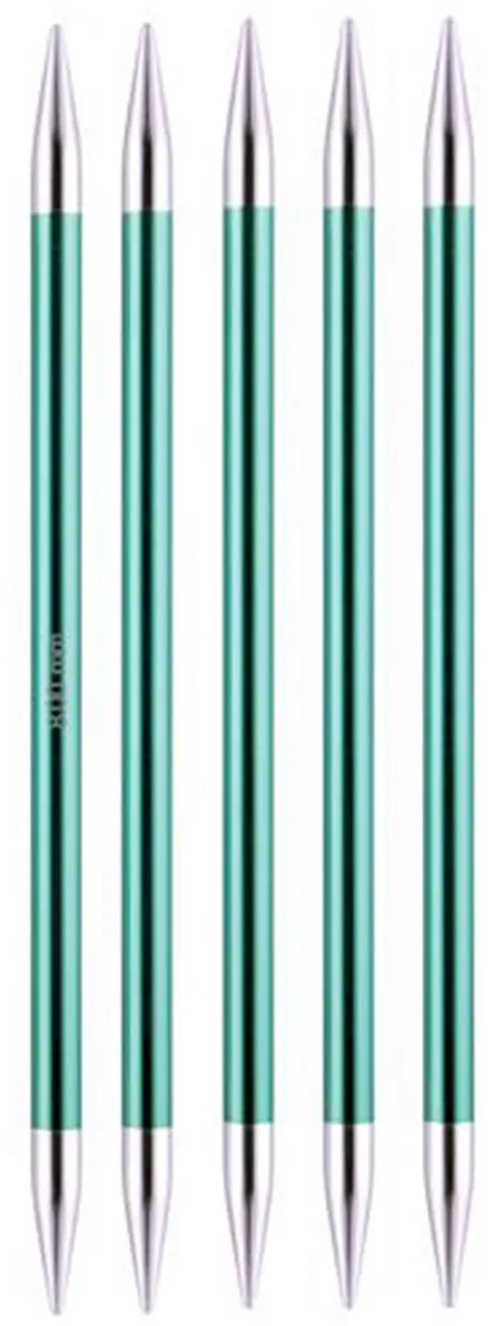 KnitPro Zing Sokkennaalden 8.00mm - 15cm - 5 Stuks Multikleur