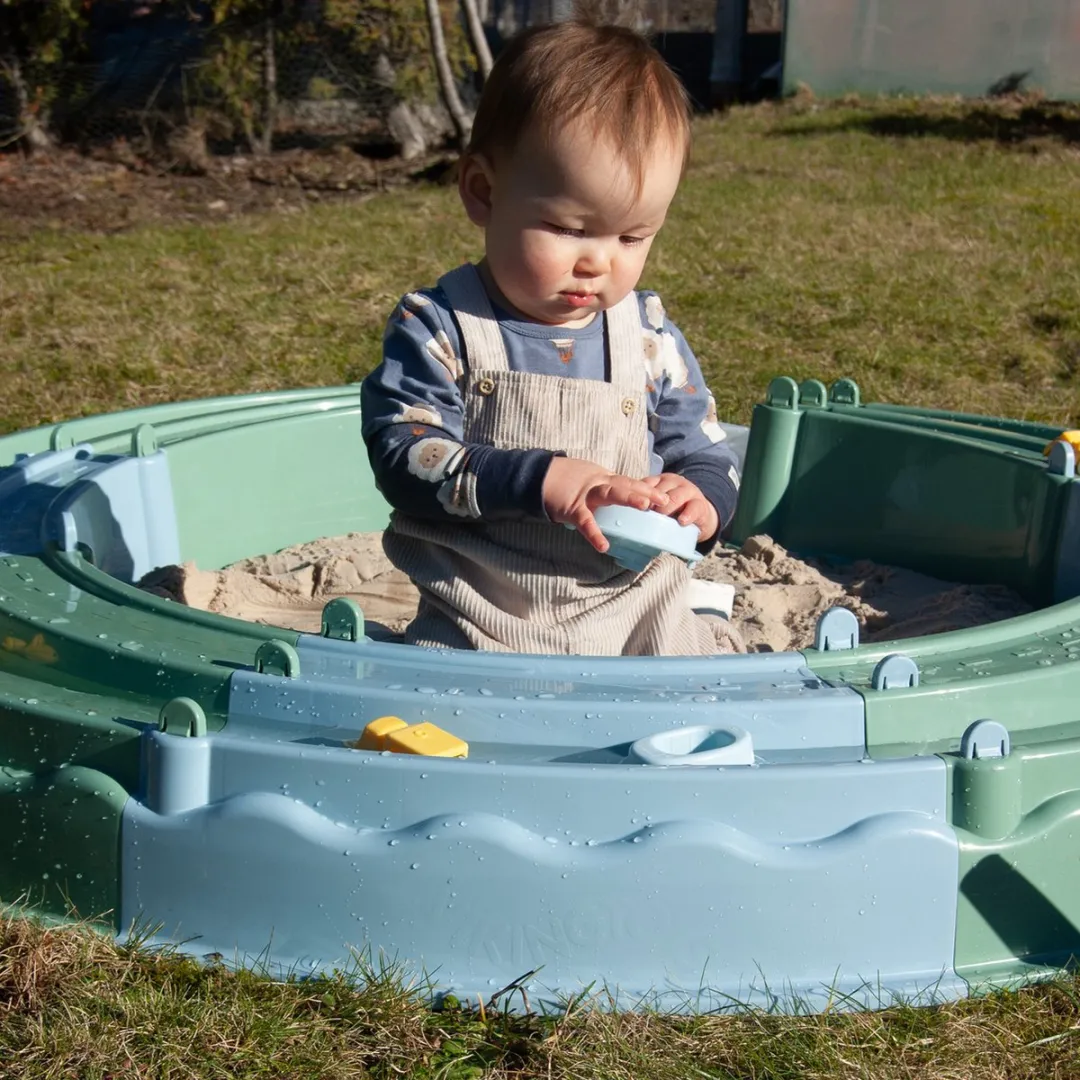 Viking Toys RE:LINE Zandbak En Waterbaan 30-50050 - 4 Stuks Multikleur