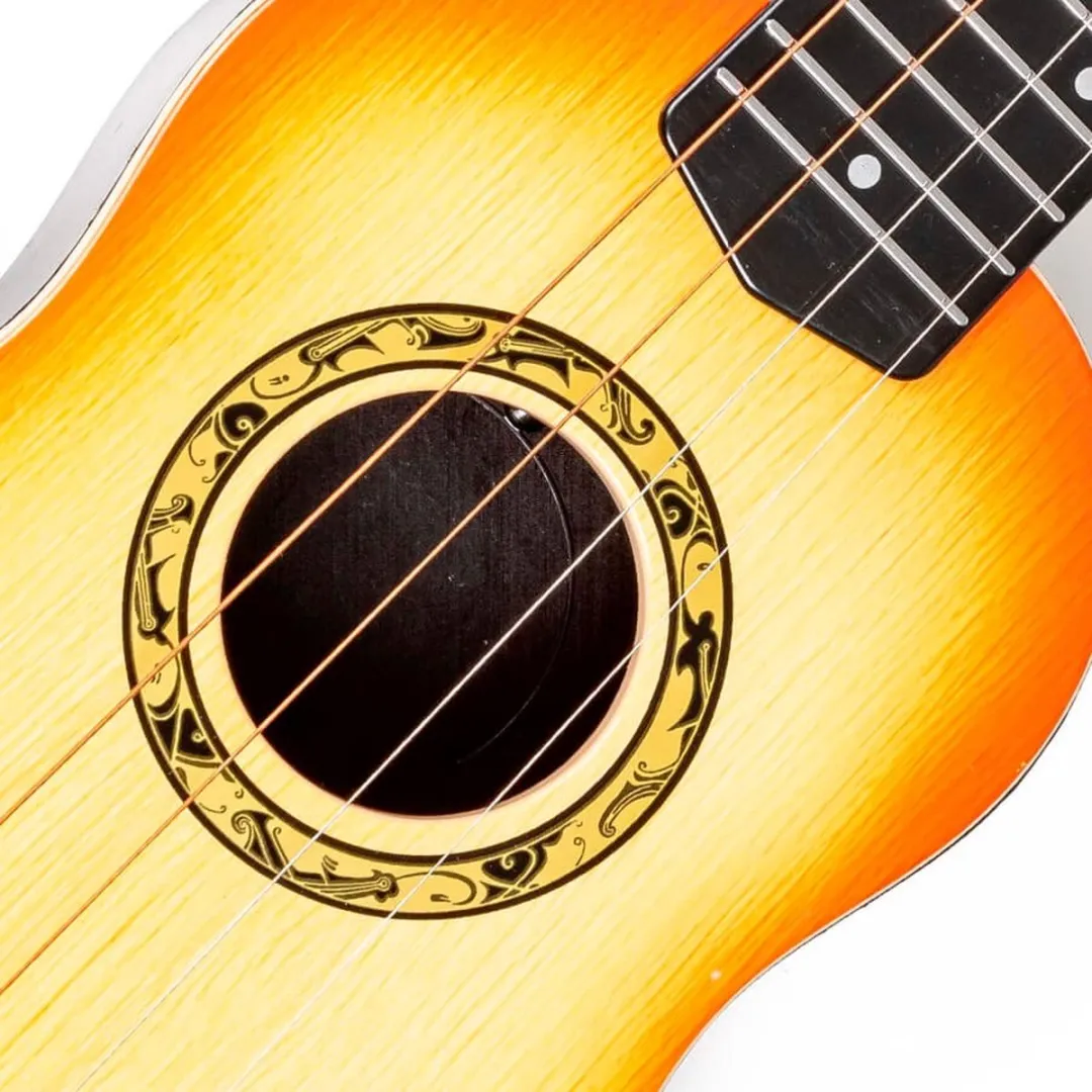 Eurekakids Kinderukelele 56cm - Geel/Zwart/Oranje