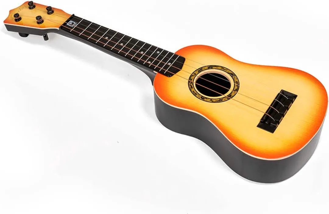Eurekakids Kinderukelele 56cm - Geel/Zwart/Oranje