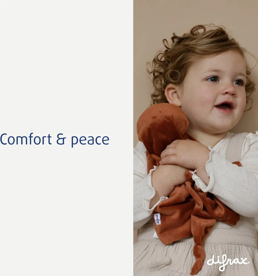 Difrax Knuffeldoekje - Cremewit - Pluche knuffels - Vanaf geboorte