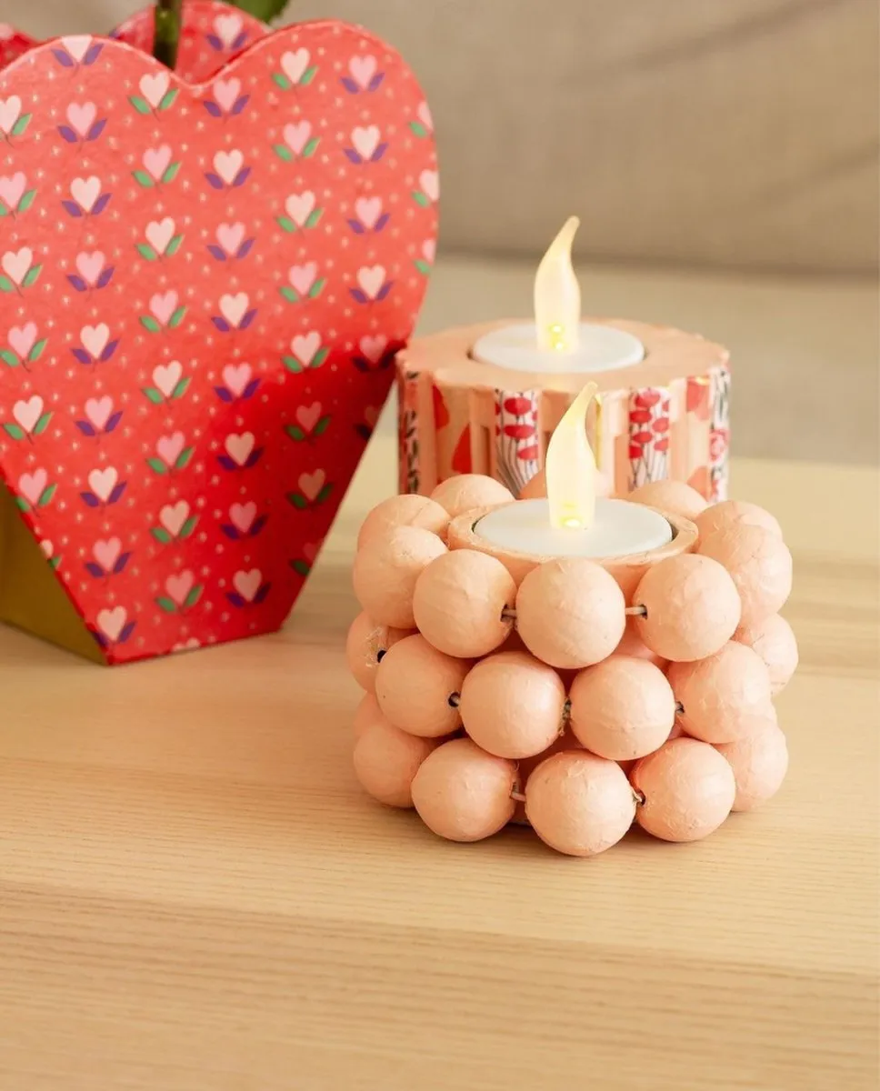 Decopatch Vaas Hart 13x5x13cm - Kraft