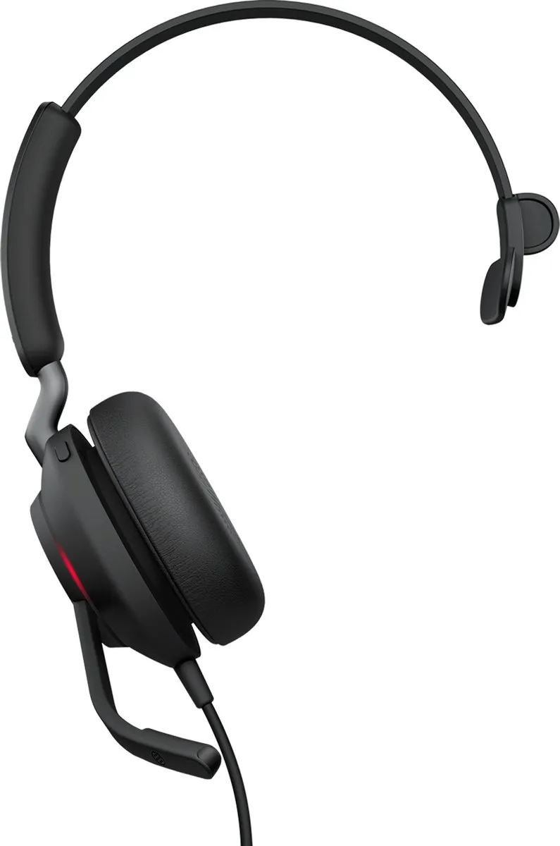Jabra Evolve2 40 SE Headset - USB Type-A - Zwart