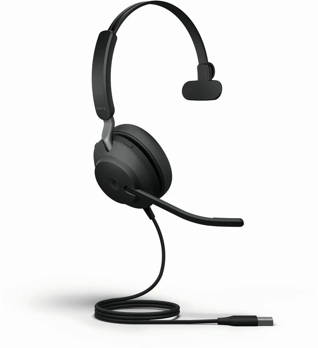 Jabra Evolve2 40 SE Headset - USB Type-A - Zwart