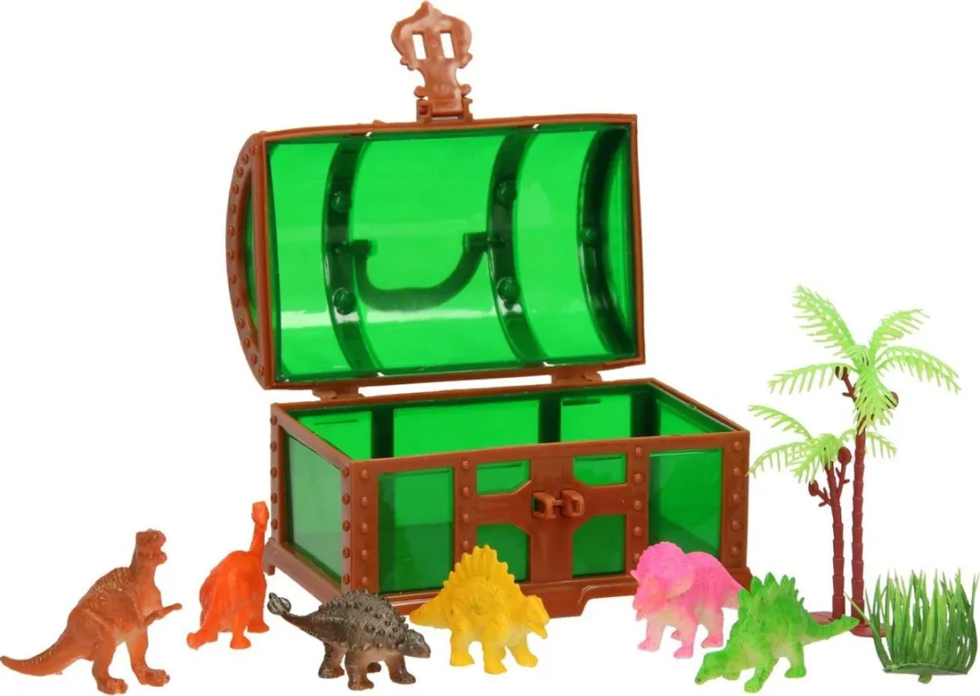 Toi-Toys Schatkist met Dino's 37415A - Multicolor