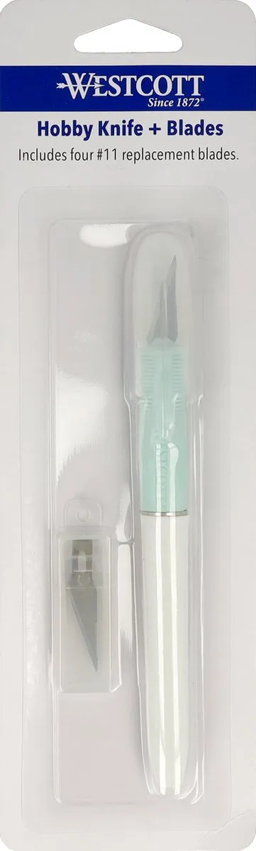 Westcott Hobbymes AC-17863 - 4 Reserve Mesjes - Wit/Aqua