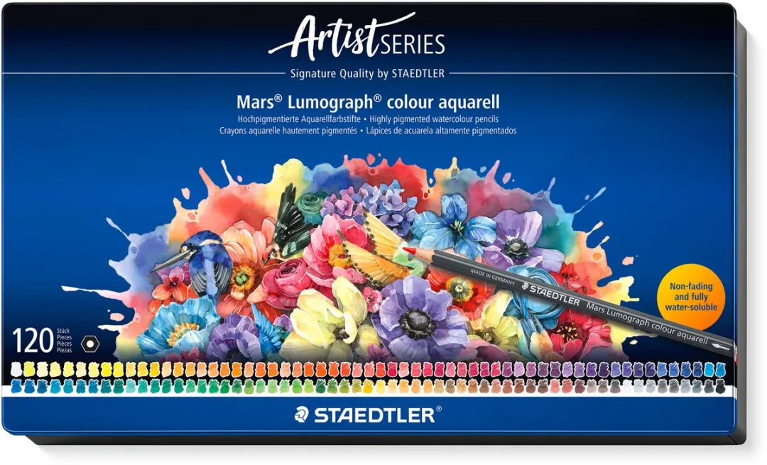 STAEDTLER Mars Lumograph Artist Series Aquarelset 120 Kleuren