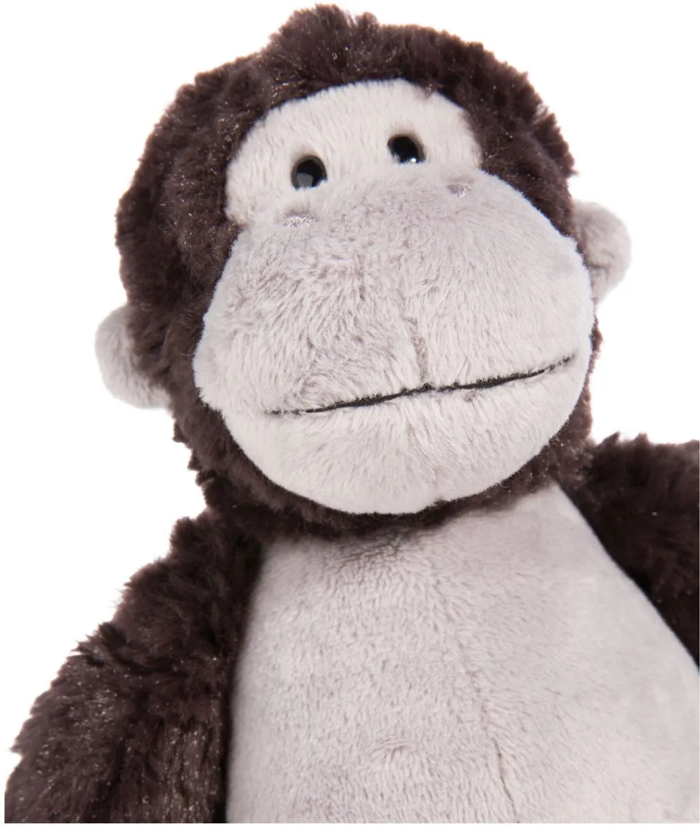 Nici Aap Pluche Knuffel - 20 cm - Zwart/Grijs - afbeelding 6 van 6