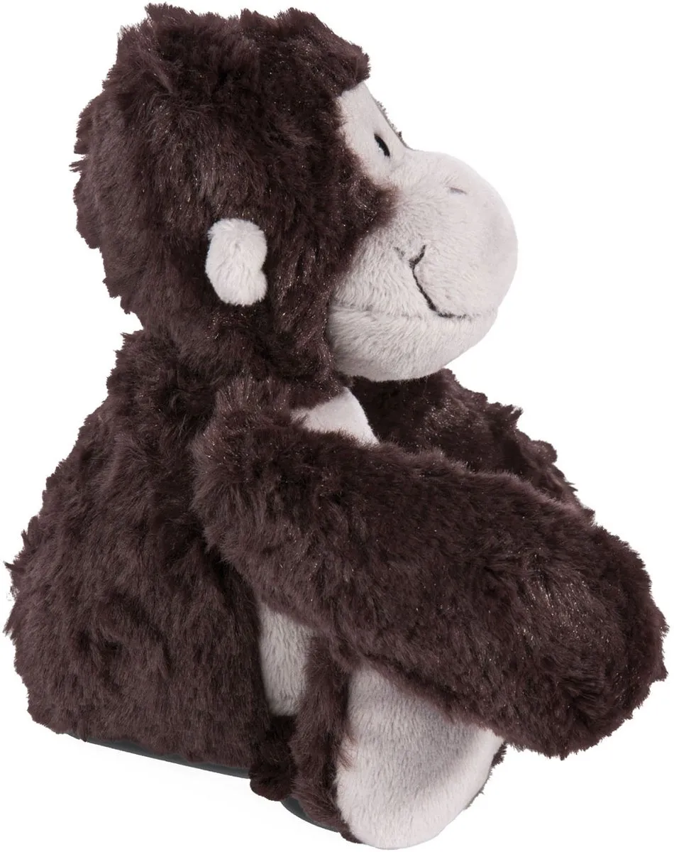 Nici Aap Pluche Knuffel - 20 cm - Zwart/Grijs