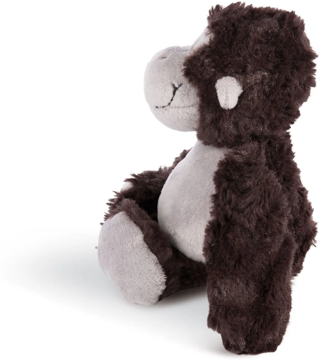 Nici Aap Pluche Knuffel - 20 cm - Zwart/Grijs