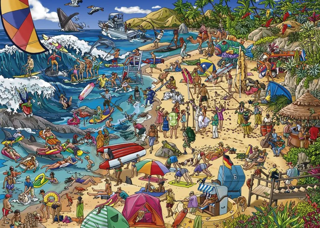 Heye Seashore Legpuzzel 1000 Stuks - Multicolor - MPN 809922