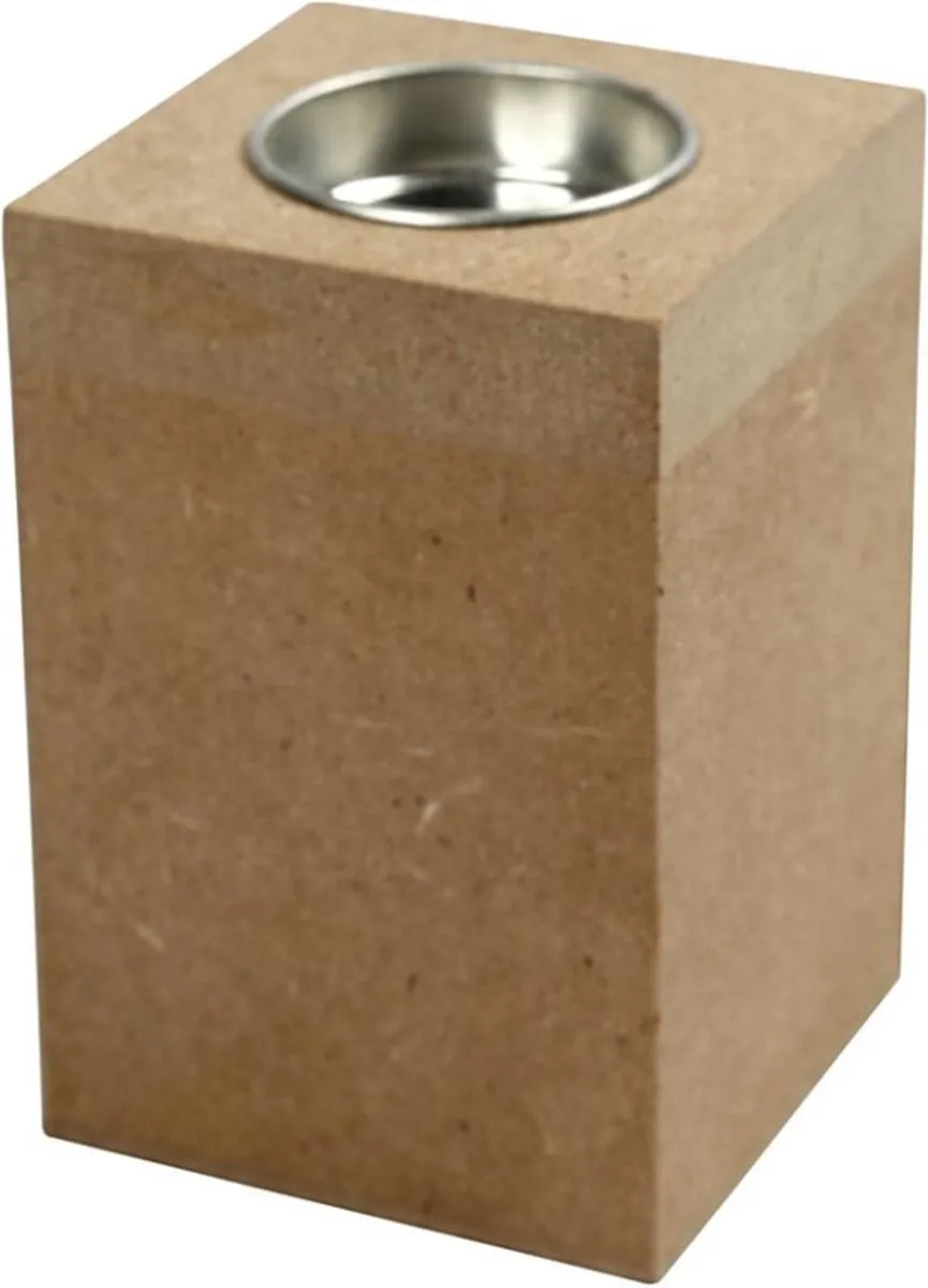 Creativ Company MDF Waxinelichthouder 7x7cm